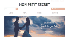 Desktop Screenshot of monpetitsecret.com